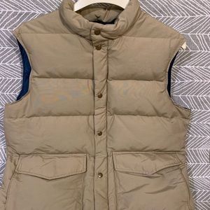 Vintage Woolrich Feather down vest tan large
